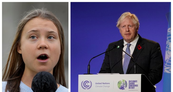 Greta Thunberg, Boris Johnson